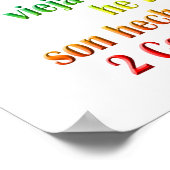 2 Corinthians 5:17 Spaans Poster (Hoek)