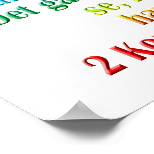 2 Corinthians 5:17 Zweeds Poster (Hoek)