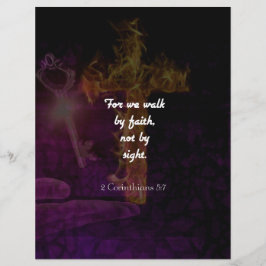 2 Corinthians 5:7 Bijbelcitaat Verse over geloof