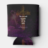 2 Corinthians 5:7 Bijbelcitaat Verse over geloof Blikjeskoeler (Achterkant)