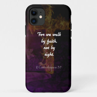 2 Corinthians 5:7 Bijbelcitaat Verse over geloof Case-Mate iPhone Case