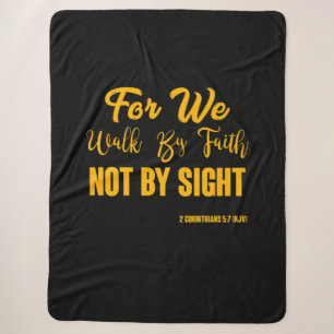 2 Corinthians 5:7 Bijbelverse KJV Citaat Sherpa Deken