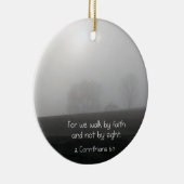 2 Corinthians 5:7 Keramisch Ornament (Rechts)