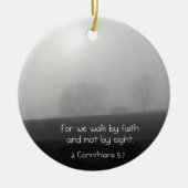 2 Corinthians 5:7 Keramisch Ornament (Voorkant)