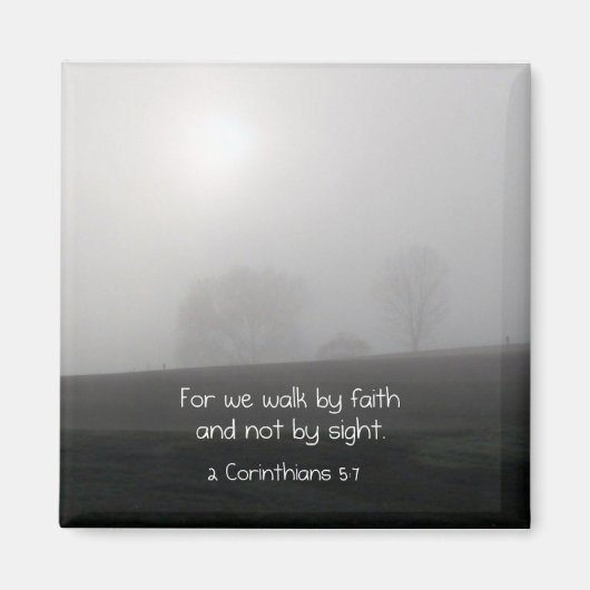 2 Corinthians 5:7 Magneet (Voorkant)