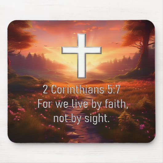 2 Corinthians 5:7 Muismat (Voorkant)