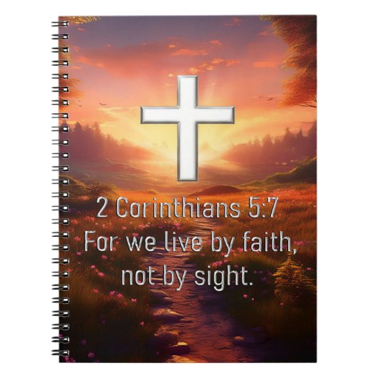 2 Corinthians 5:7 Notitieboek (Voorkant)