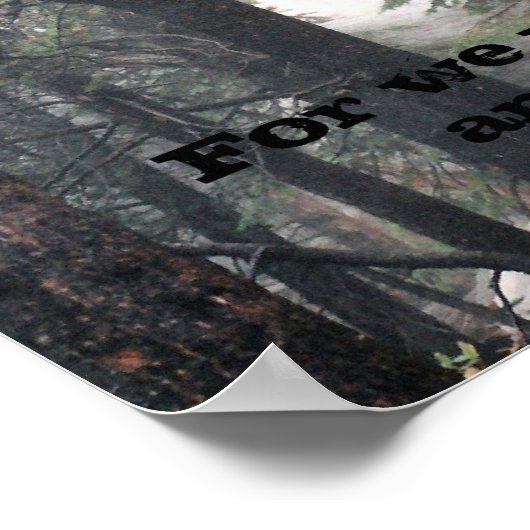 2 Corinthians 5:7 Poster (Hoek)