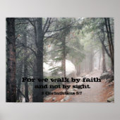 2 Corinthians 5:7 Poster (Voorkant)
