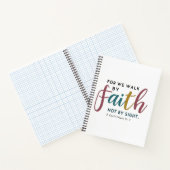 2 Corinthians 5:7 Trust Over Visible Certainty Notitieboek (Binnen)