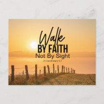 2 Corinthians 5:7 Walby Faith Bible Verse Sunset