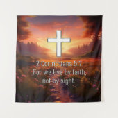 2 Corinthians 5:7 Wandkleed (Voorkant)