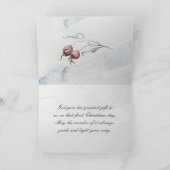 2 Corinthians 9:15 Bedankt voor God Kerstmis Kaart (Binnen)