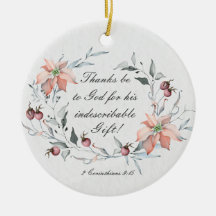 2 Corinthians 9:15 Bedankt voor God, Kerstmis