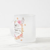 2 Corinthians 9:8 God kan genade overheersen Matglas Koffiemok (Voorkant links)