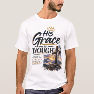 2 Corinthiërs 12:9 Christelijk T-shirt