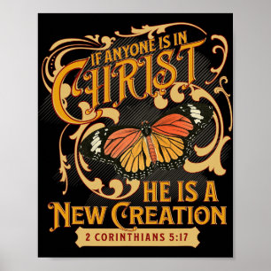 2 Corinthiërs 5 17 Als Iemand In Christus Is Nieuw Poster
