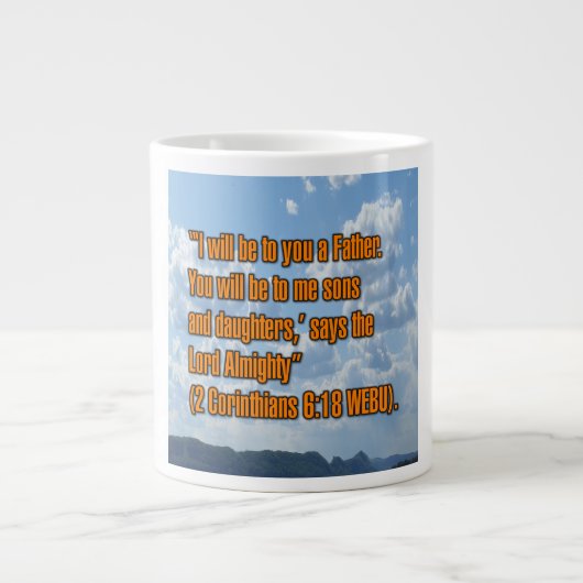 2 Corinthiërs 6:18 WEBU Mok (Voorkant)