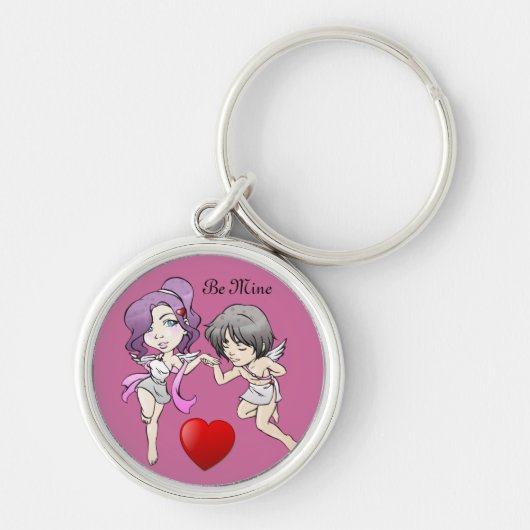 2 Cupids Valentijn Sleutelhanger (Voorkant)