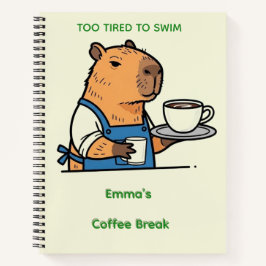 2. Cute Capybara Journal Notitieboek