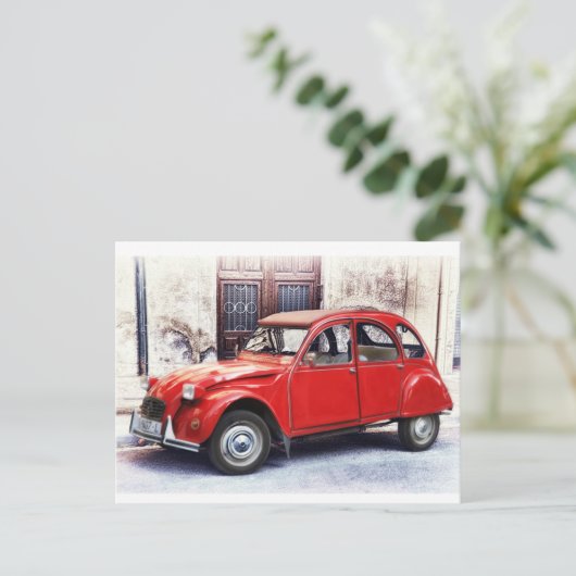 2 CV BRIEFKAART (Staand voorkant)