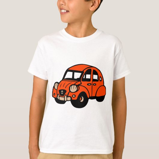 2 cv franse auto t-shirt (Voorkant)