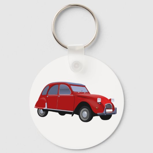 2 cv sleutelhanger (Voorkant)