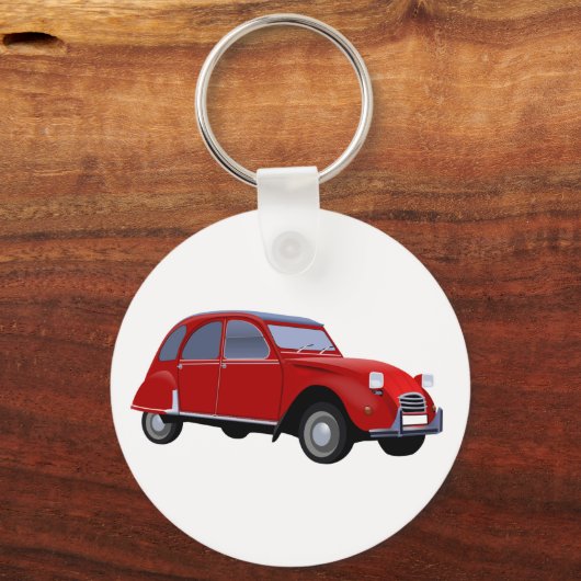 2 cv sleutelhanger (Voorkant)