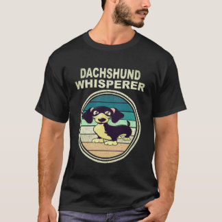 2 Dachshund Fluisteraar Antiek T-shirt