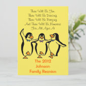 #2 Dansende Penguins Family Reunion Party Hotel in Kaart (Staand voorkant)