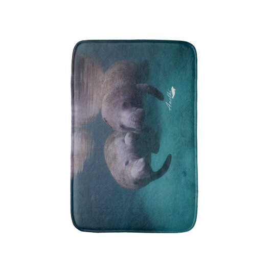 2 de badkamersmat van Vrienden Manatee Badmat (Voorkant Verticaal)
