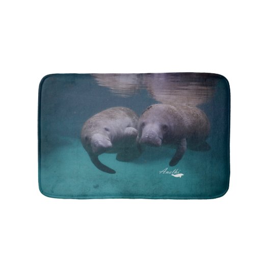 2 de badkamersmat van Vrienden Manatee Badmat (Voorkant)