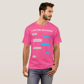 2 de Bron tekst van het Bubble van het Overseinen T-shirt (Voorkant volledig)