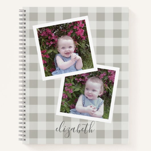 2 de buffercontrole van de collage van de Foto kan Notitieboek (Voorkant)