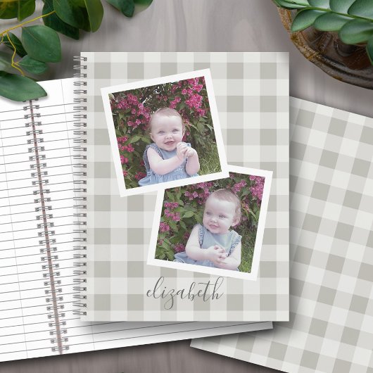 2 de buffercontrole van de collage van de Foto kan Notitieboek