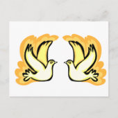 2 de Duiven van de schildpad Briefkaart (Voorkant)