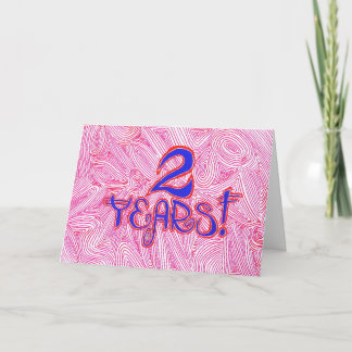 2 de Kaart jaar van de Verjaardag/van het Jubileum