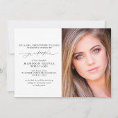 2 de Ouders van de Foto verenigt Eenvoudig Afstude Kaart (Achterkant)