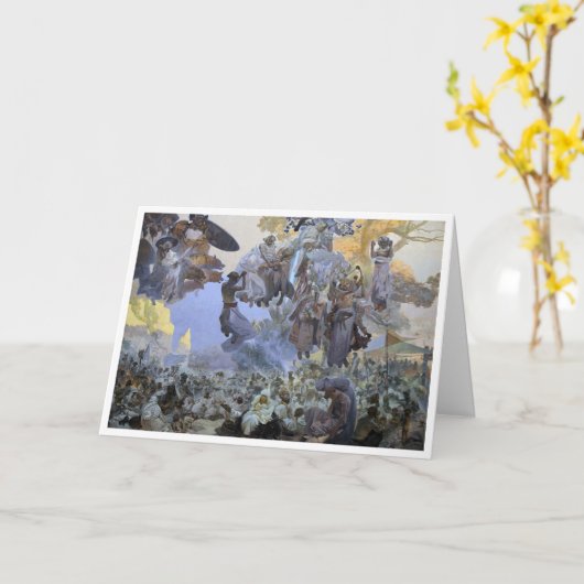 #2 De viering van Svantovit, Mucha Kaart (Gele Bloem)