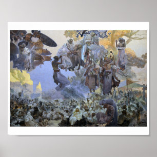 #2 De viering van Svantovit, Mucha Poster