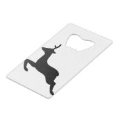 2 deer creditkaart flessenopener (Achterkant Gekanteld)