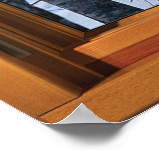 2 Deers in het Poster van de Verlichting van het V (Hoek)