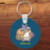 2 design Chipmunk Eekhoorn Halloween Sleutelhanger (Achterkant)