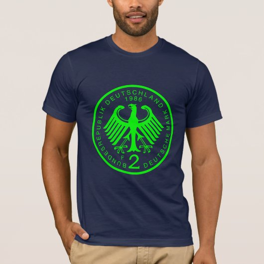 2 Deutsche Marks_Green T-shirt (Voorkant)
