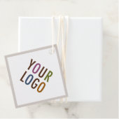 2" Diamond Shape Hang Labels met String Custom Log (In situ)
