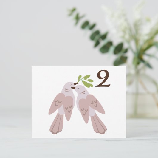 2 Doden Briefkaart (Staand voorkant)