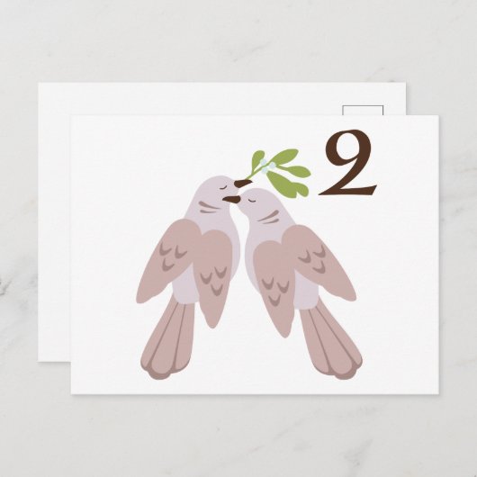 2 Doden Briefkaart (Voorkant / Achterkant)