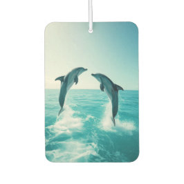 2 dolfijnen houden van Ocean Dolphin Lover Luchtverfrisser