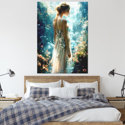 #2 Droomwereld Canvas Afdruk (Insitu (Slaapkamer))
