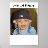 2 e - jarig jacks poster (Voorkant)